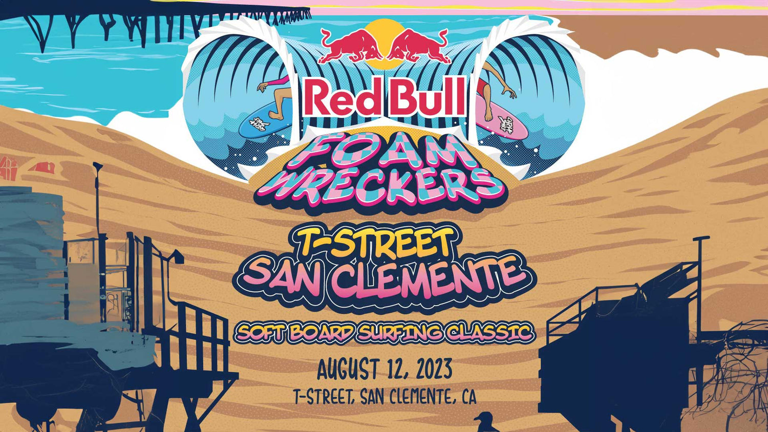 Red Bull foam wreckers