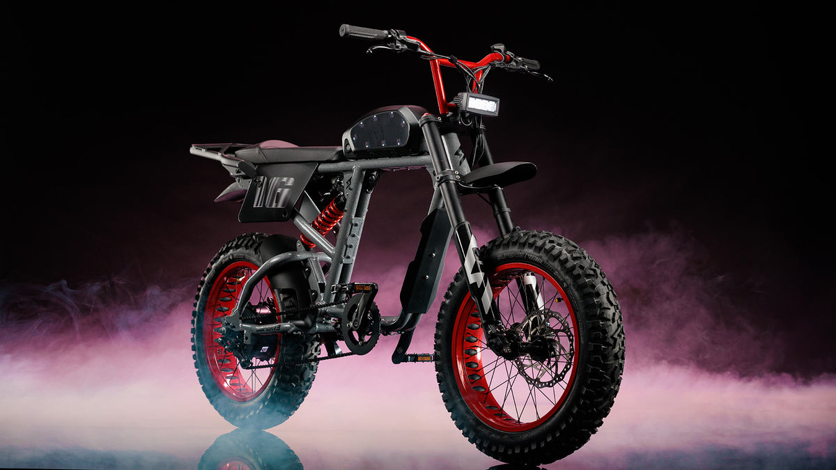 Side view of the custom SUPER73-S2 ebike for Lil Uzi Vert.