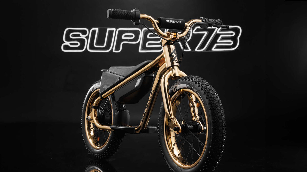 Custom 24k gold SUPER73-K1D ebike.