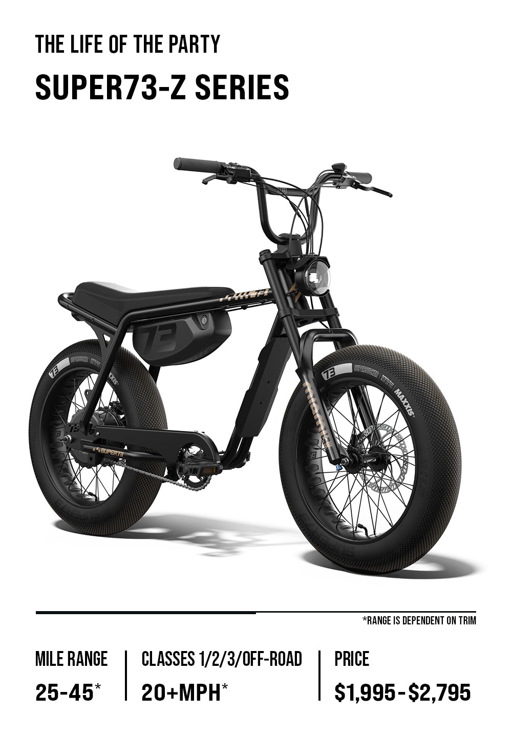 shop the z series featuring the z miami ebike in bandit