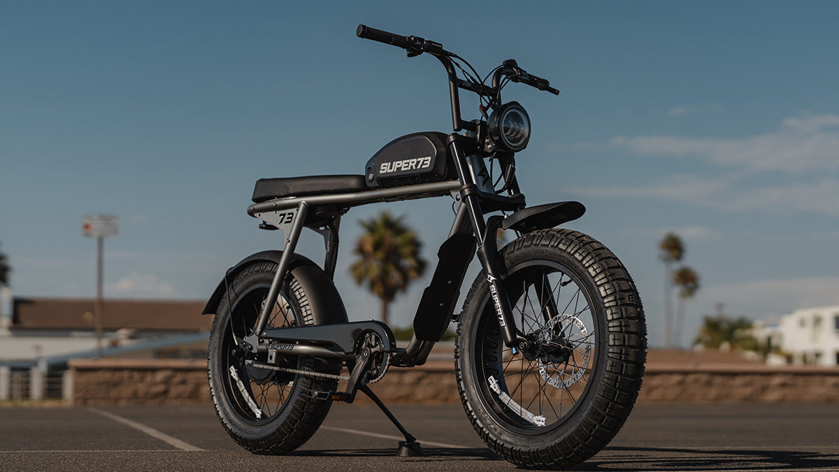 Lifestyle image of a SUPER73-S2 ebike.