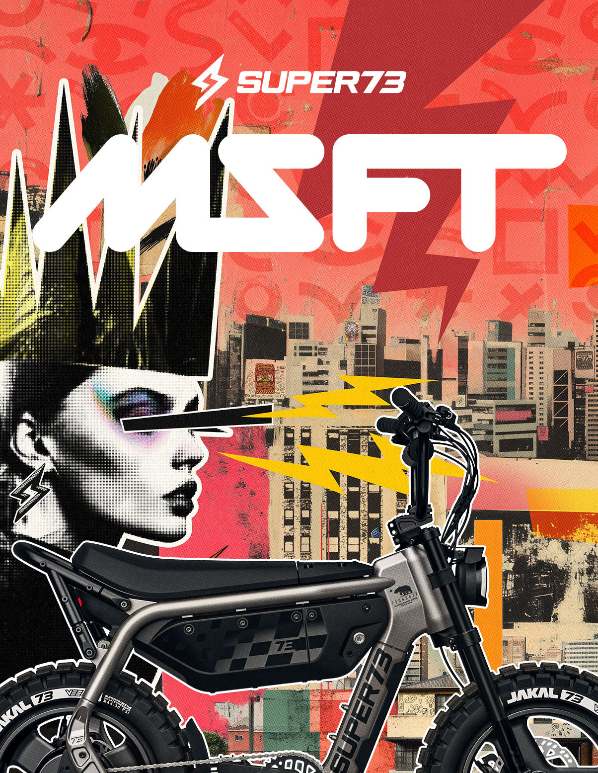 Promotional block for the SUPER73-MZFT