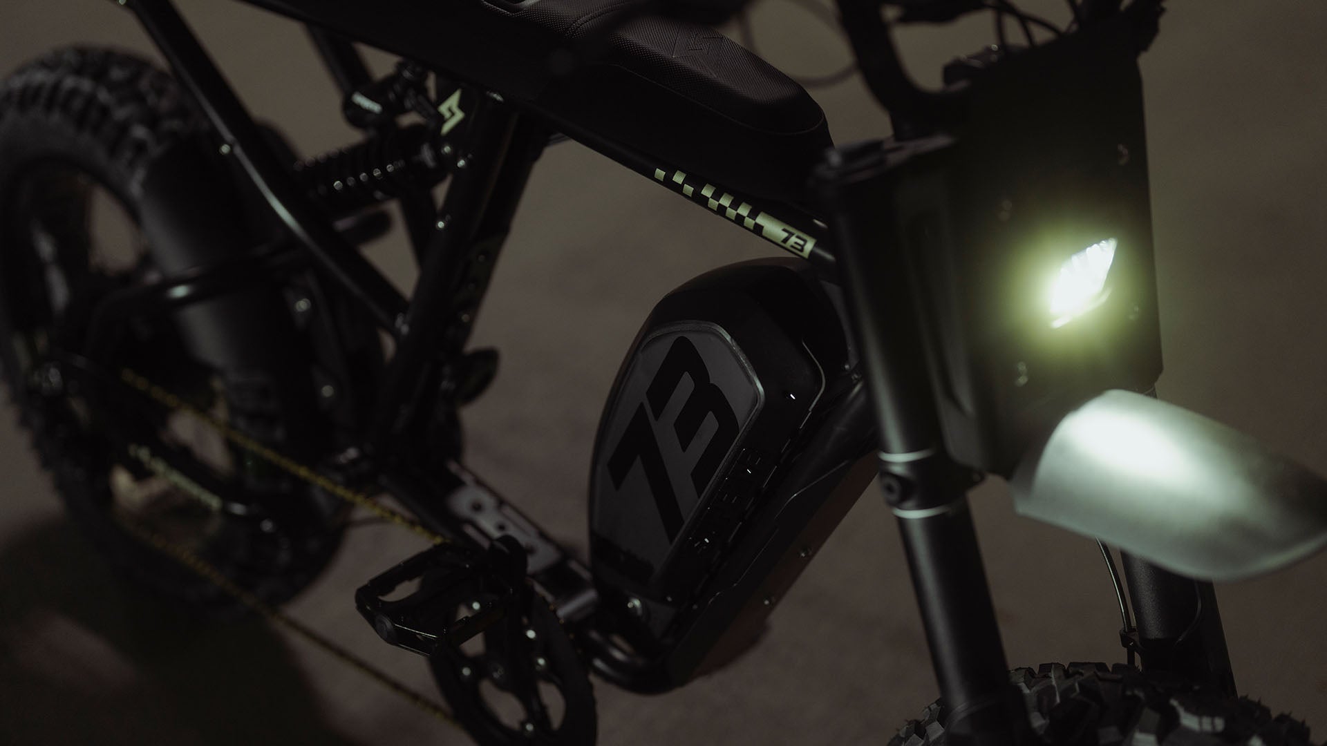 Lifestyle image of the SUPER73-R Adventure SE ebike in Bandit