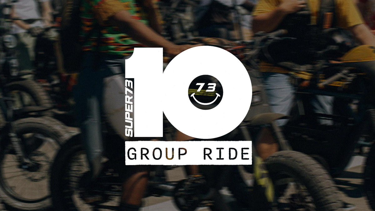 super73 10 year anniversary group ride