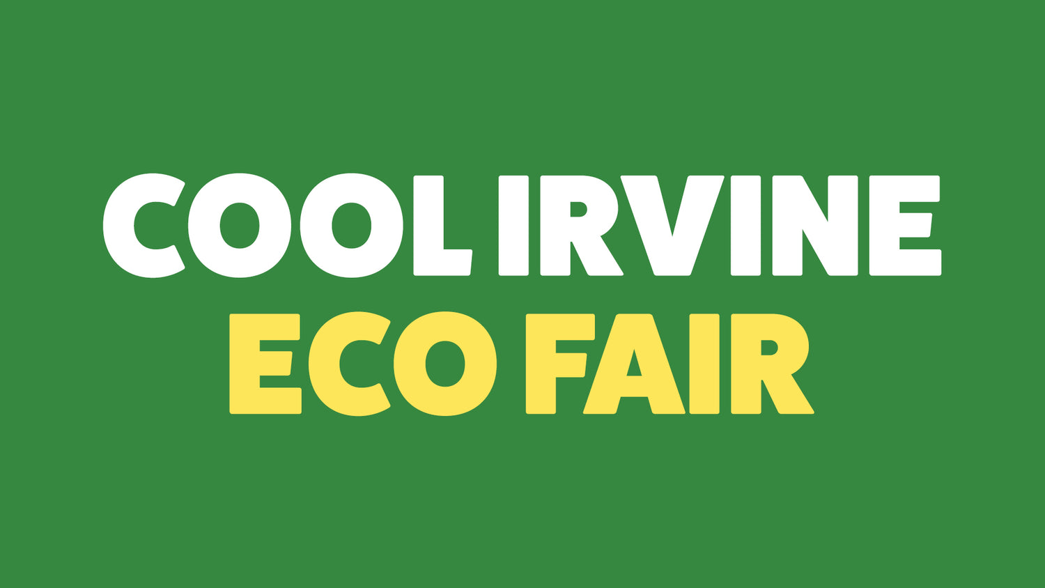 cool Irvine eco fair