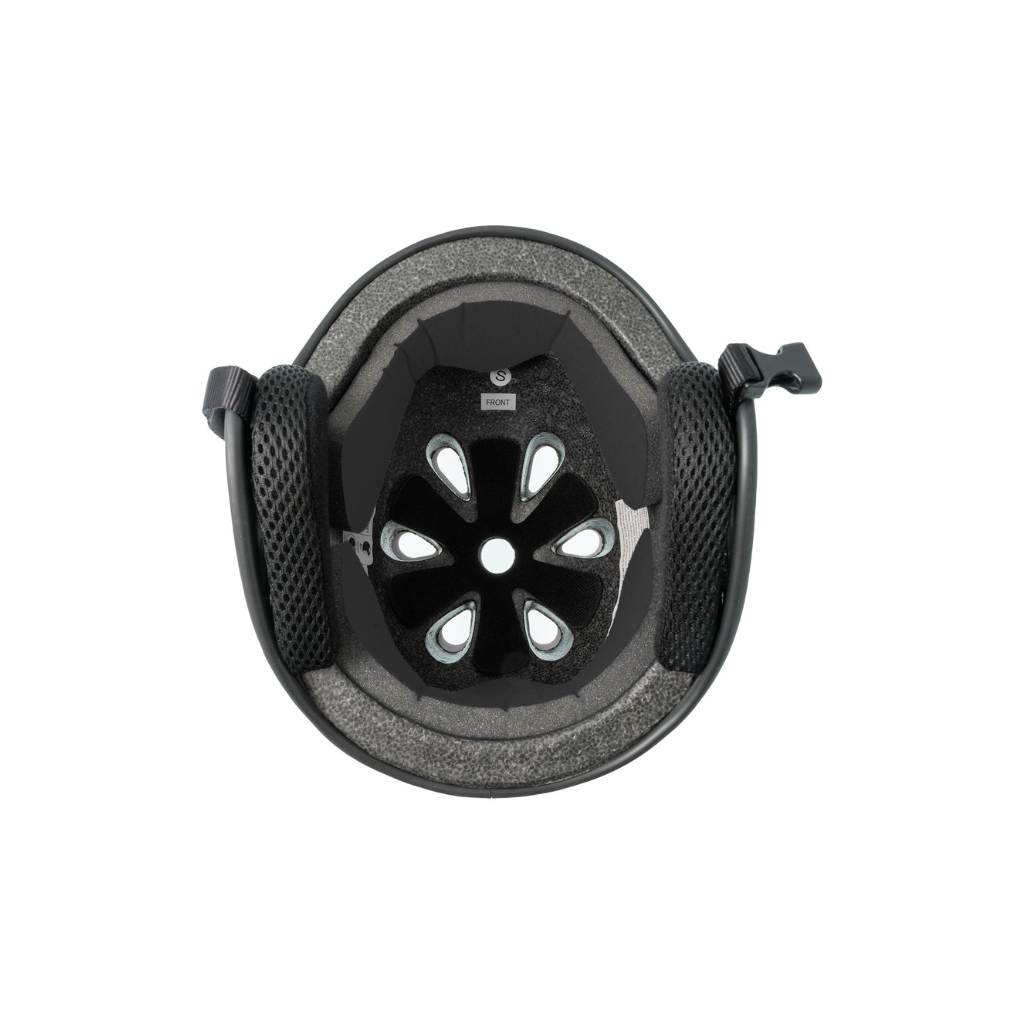 bike helmet inside Heritage 2.0 & Skate profile helmet designed for beginner to advanced intermediate riders and beyond Lazer Tonic Kineticore Helmet Latte