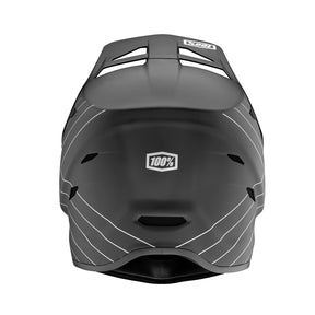 back view of 100% STATUS Helmet - Black