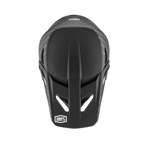 top view of 100% STATUS Helmet - Black