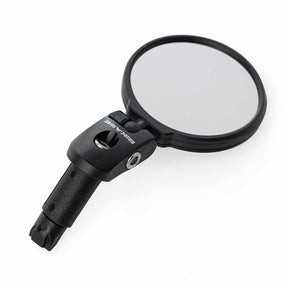 Close up of the BiKASE handlebar end mirror against a white background. View 2