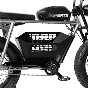 Close-up of the S-Series In-Frame Basket installed on a SUPER73-S2