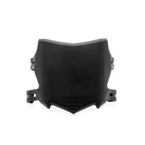 Full front view of the OG MotoCutz Front Plate in Black