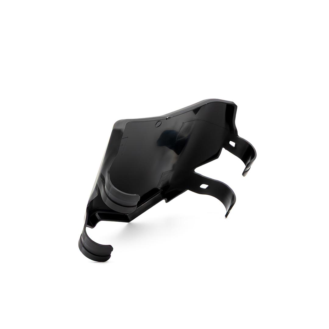 Rear view of the OG MotoCutz Front Plate in Black