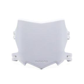 Full front view of the OG MotoCutz Front Plate in Grey