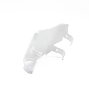 Rear view of the OG MotoCutz Front Plate in White