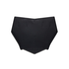 Full front view of the MotoCutz Micro Race Plate in Black