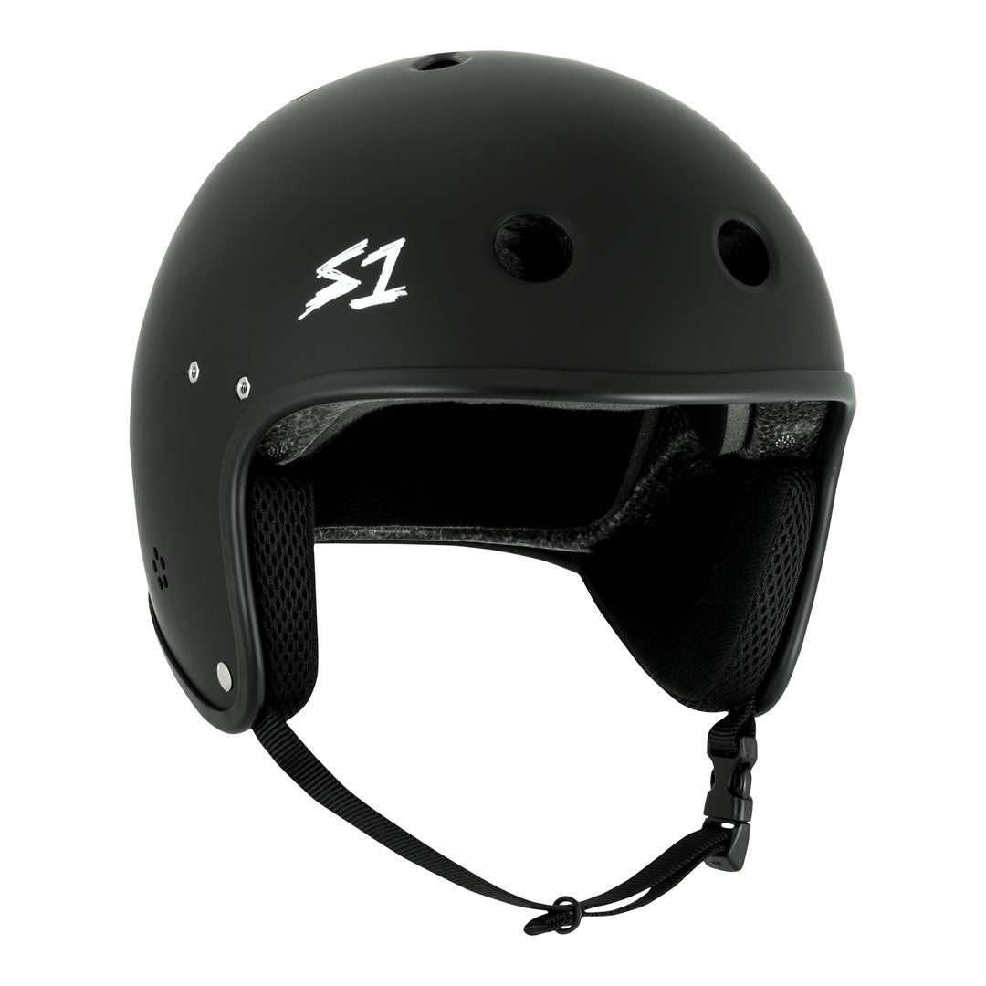 S1 Retro Lifer E-Helmet  - Black Matte