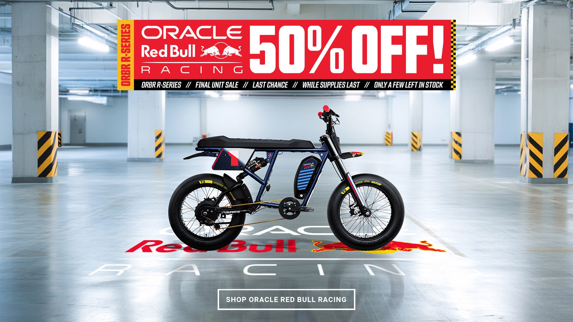 Click to shop the Oracle Red Bull Racing Adventure Series at 50% off for a limited time!