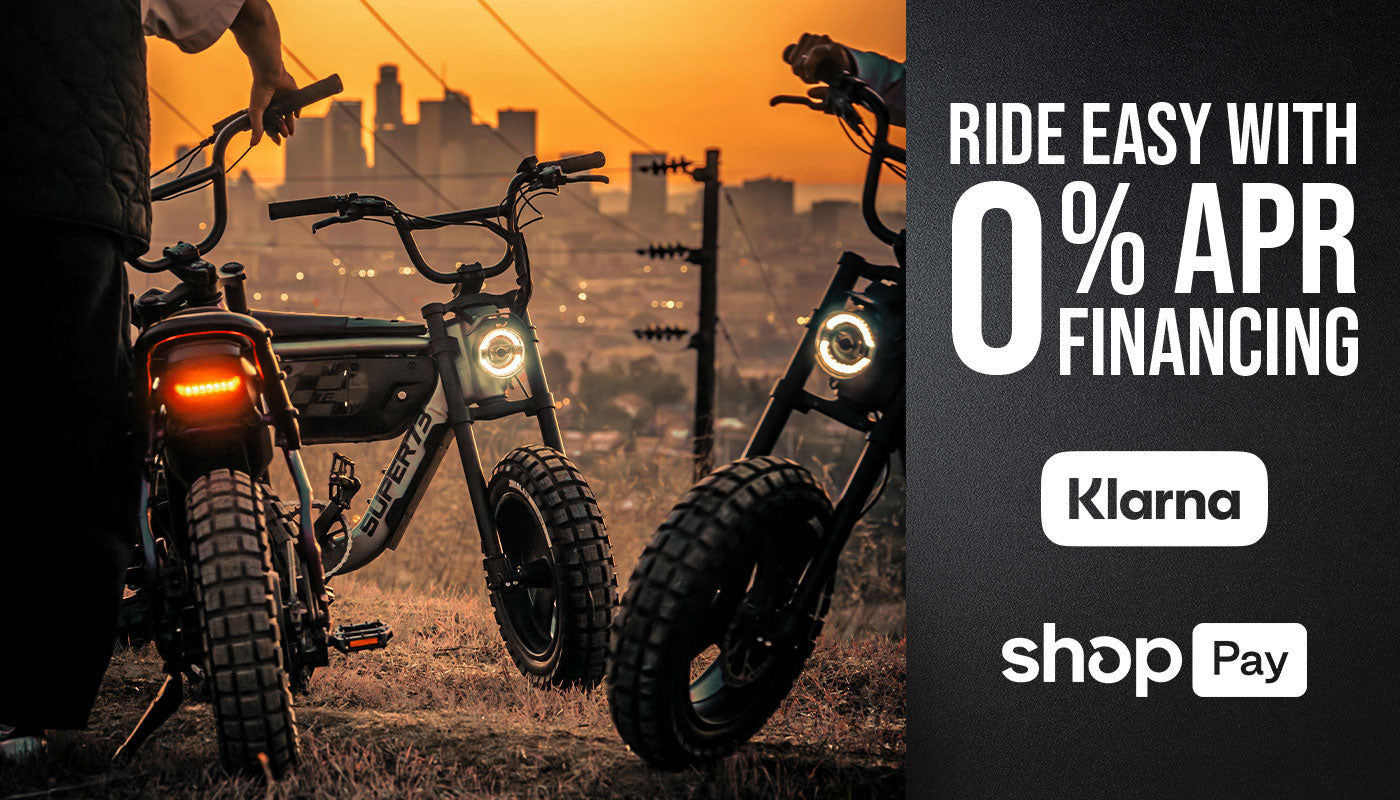 Ride easy with 0% APR financing when you use Klarna at checkout!
