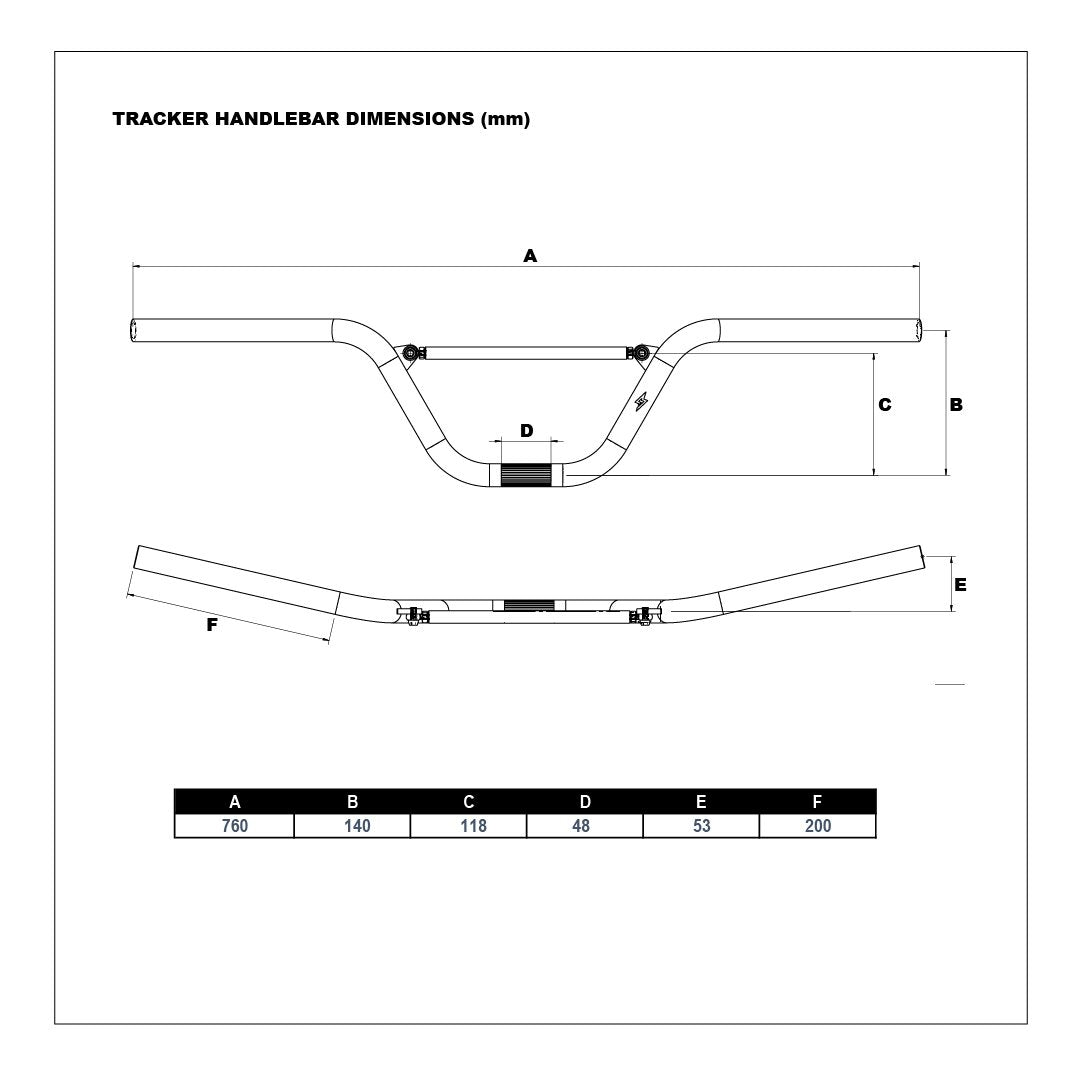 Spec image of Tracker handlebar.