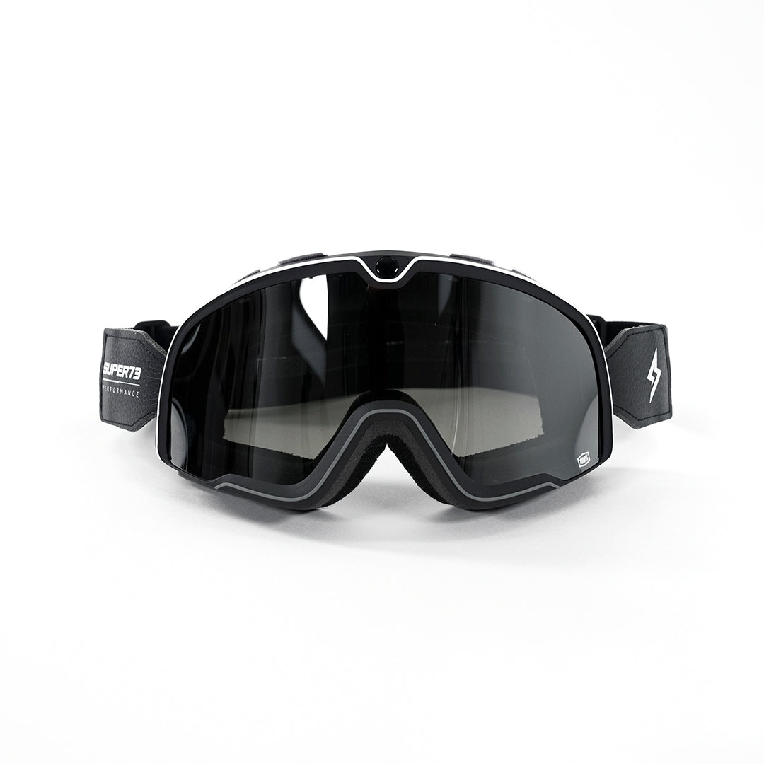 Front view of 100% x Super73 Barstow Goggle.