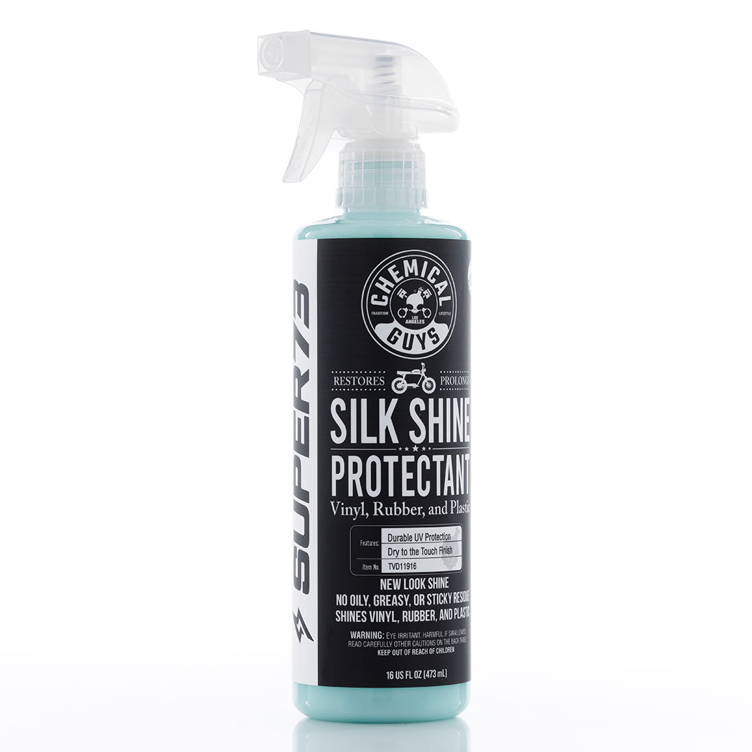 Studio image of SUPER73 x Chemical Guys Silk Shine Protectant Dressing