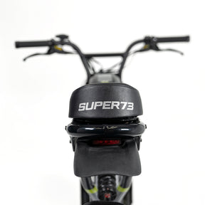 Reverse view of Black 2-Up Seat on RX model bike.