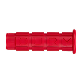 Red Single Compound Oury Grips on white background.