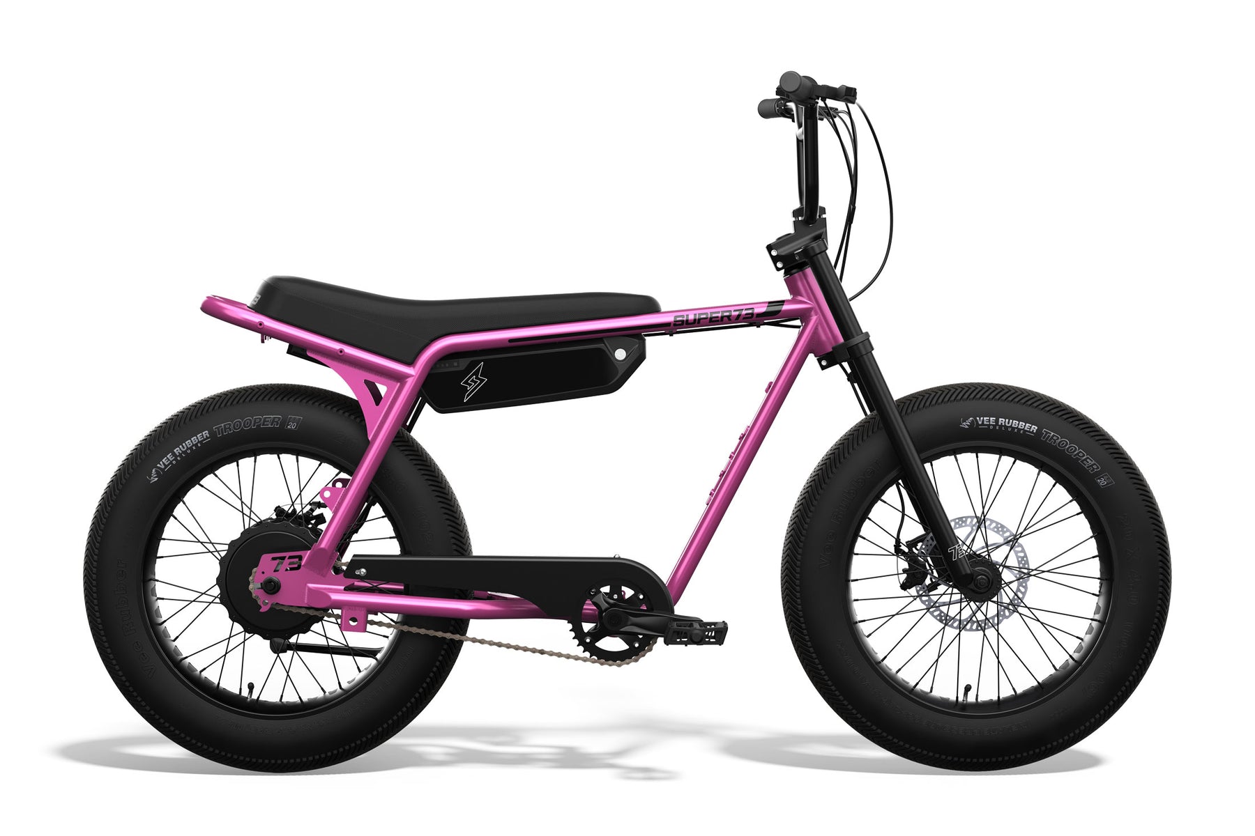Side View of Z Miami: Pricky Pink, Super73 ebike