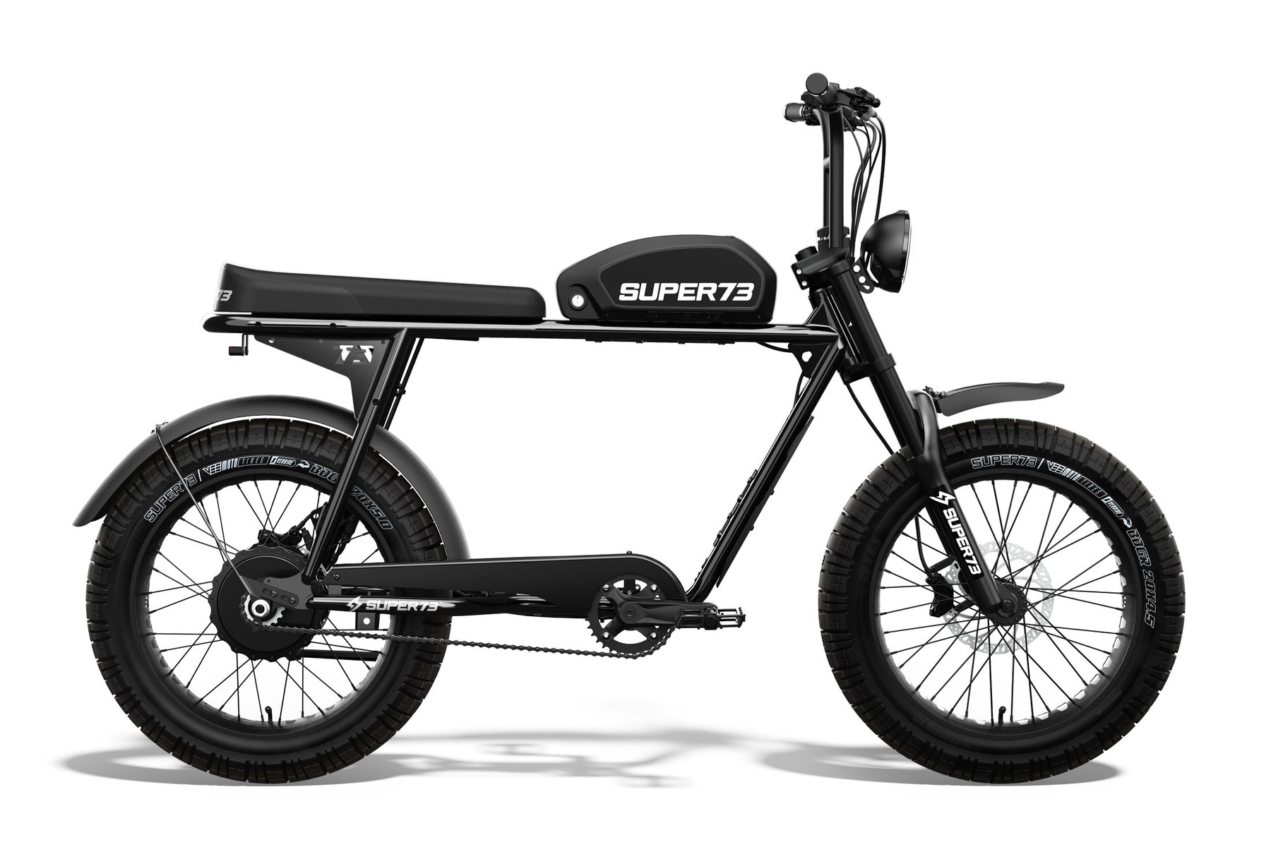 Side view of S2: Obsidian, Super73 ebike